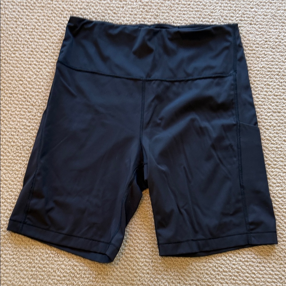Athleta Women's Sleek Black Bike Shorts